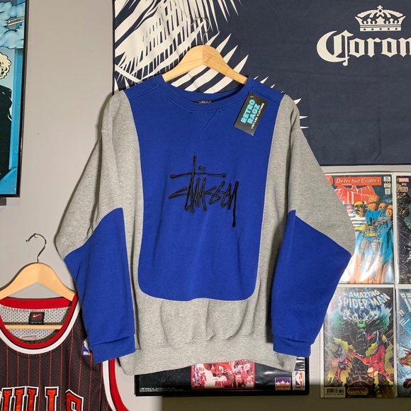 Custom Stussy Rework Crewneck - Picture 1 of 4